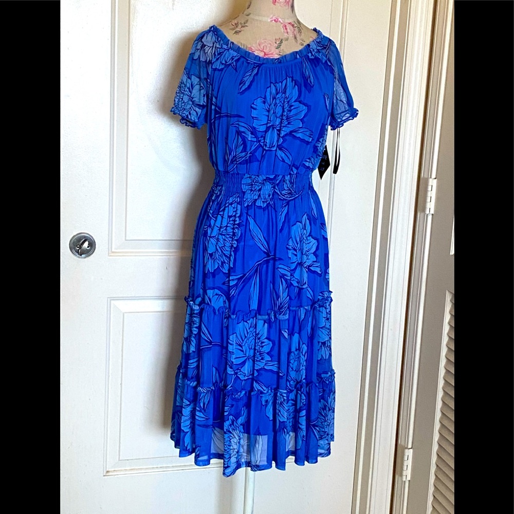 Blue summer dress